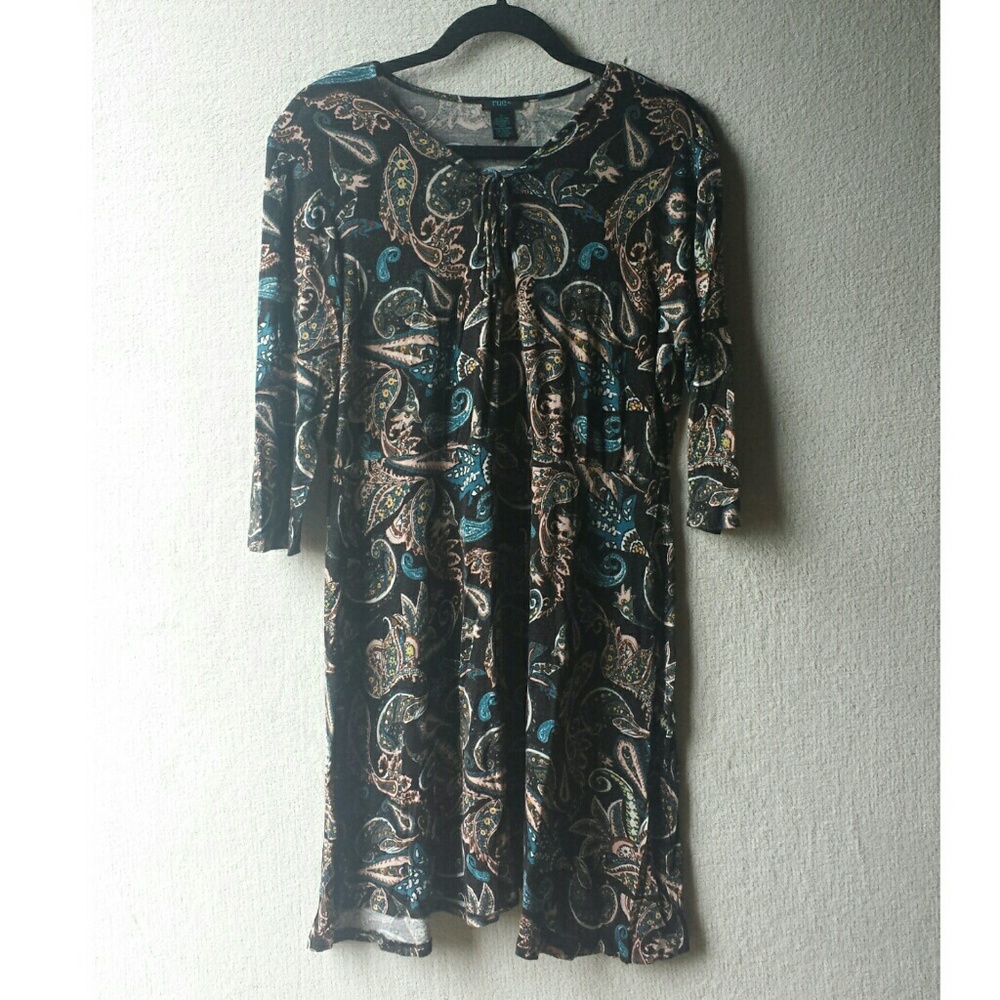 Rue21 Lace Up Vneck Dress
